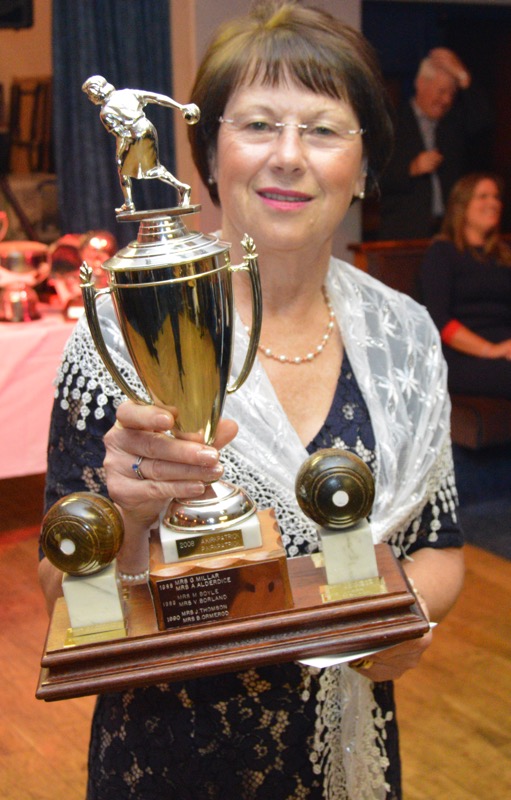Ladies Balloted Pairs Winner (with Margaret Bankier) - Pauline Kirkpatrick