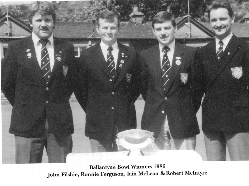 Ballantyne Bowl Winners 1986